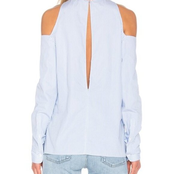RAG & BONE Collingwood Top Striped Blue Size XS - Picture 2 of 7